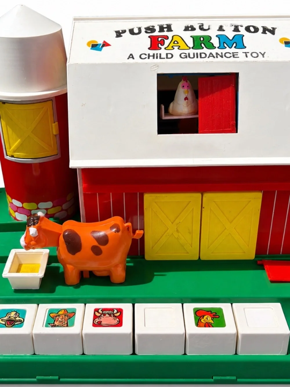 Child Guidance Push Button Farm “WORKING PUSH-BUTTON FEATURES”